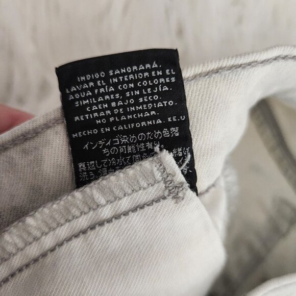 J BRAND JEANS 8112 Mid-Rise Rail FAME Tie Dye Skinny Size 25 (25x31")‎ Gray Moto - Picture 12 of 16